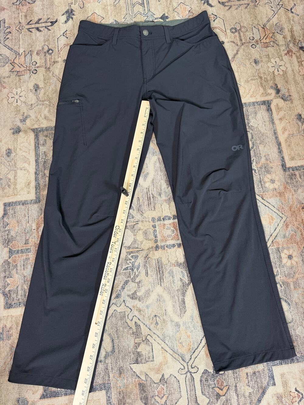 Outdoor Research Ferrosi Pants Mens 33x30 Black Hiking Climbing Stretch 287642